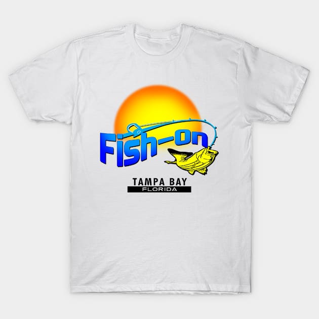 Fish On Tampa, FL T-Shirt by dejava